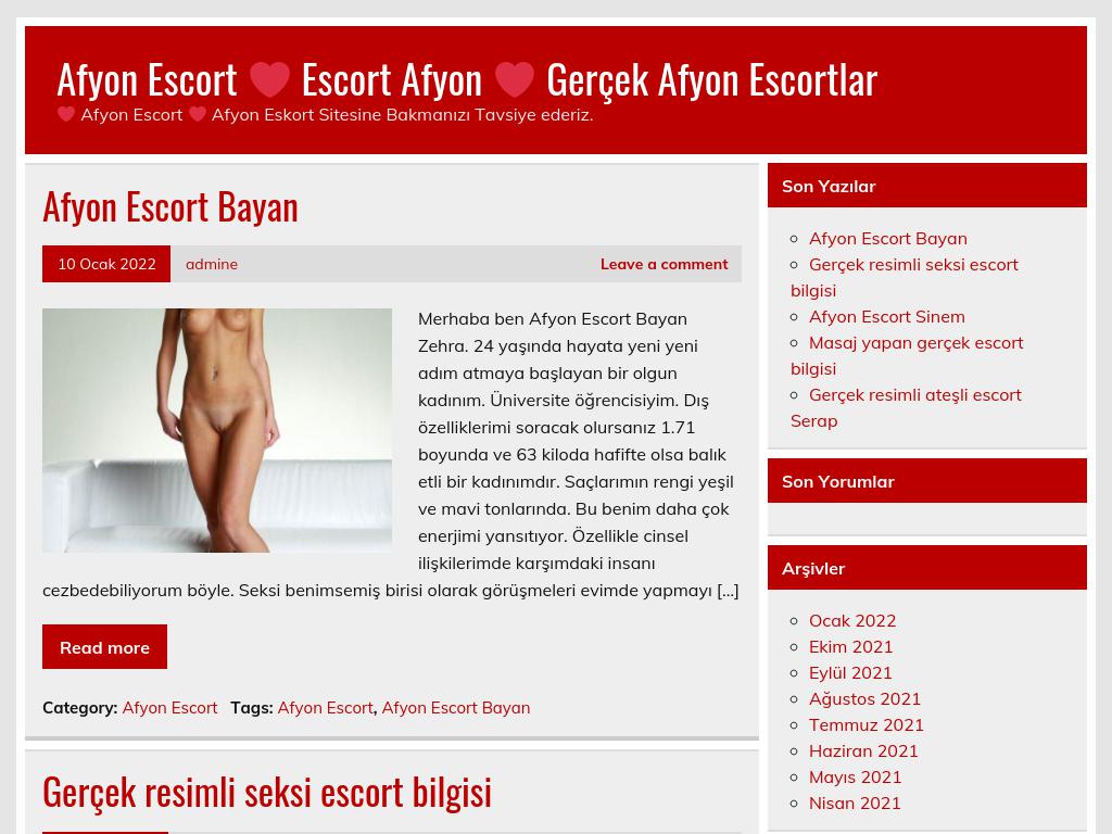 Afyon Escort